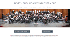 Desktop Screenshot of northsuburbanwindensemble.com